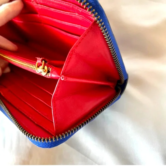 Christian Louboutin Panettone blue spiked long wallet - Picture 10 of 16